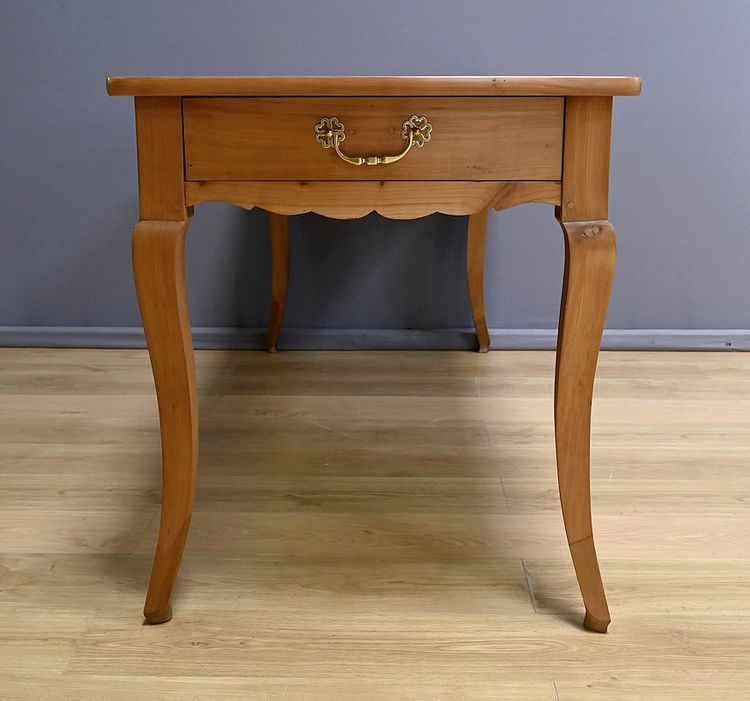 Table de Ferme en Merisier blond, style Louis XV – 2ème partie du XIXe