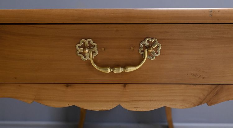 Table de Ferme en Merisier blond, style Louis XV – 2ème partie du XIXe