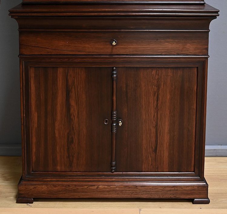 Petit Scriban Vitrine en Palissandre – 2ème partie XIXe