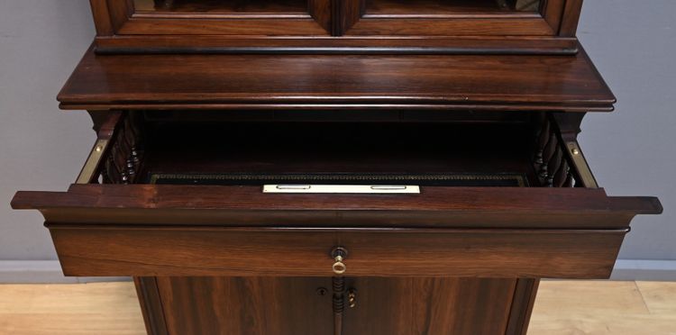 Petit Scriban Vitrine en Palissandre – 2ème partie XIXe