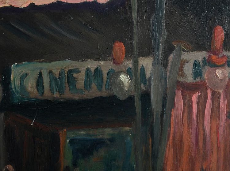 Scena di strada" di C. Subileau - Inizio XX secolo