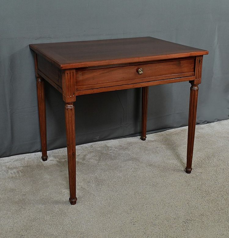 Cabaret table in Cuban mahogany, Louis XVI period - Late 18th century