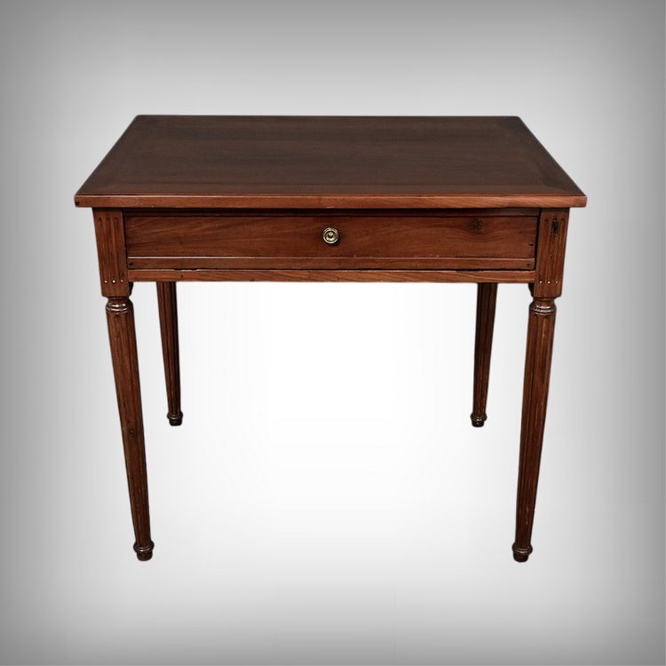 Cabaret table in Cuban mahogany, Louis XVI period - Late 18th century