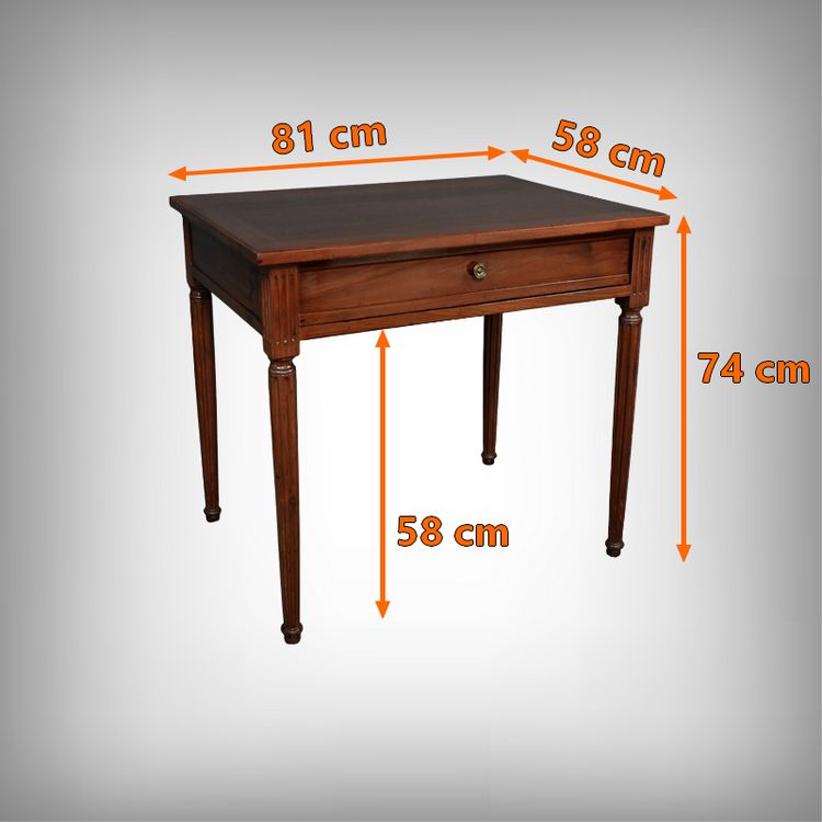 Cabaret table in Cuban mahogany, Louis XVI period - Late 18th century