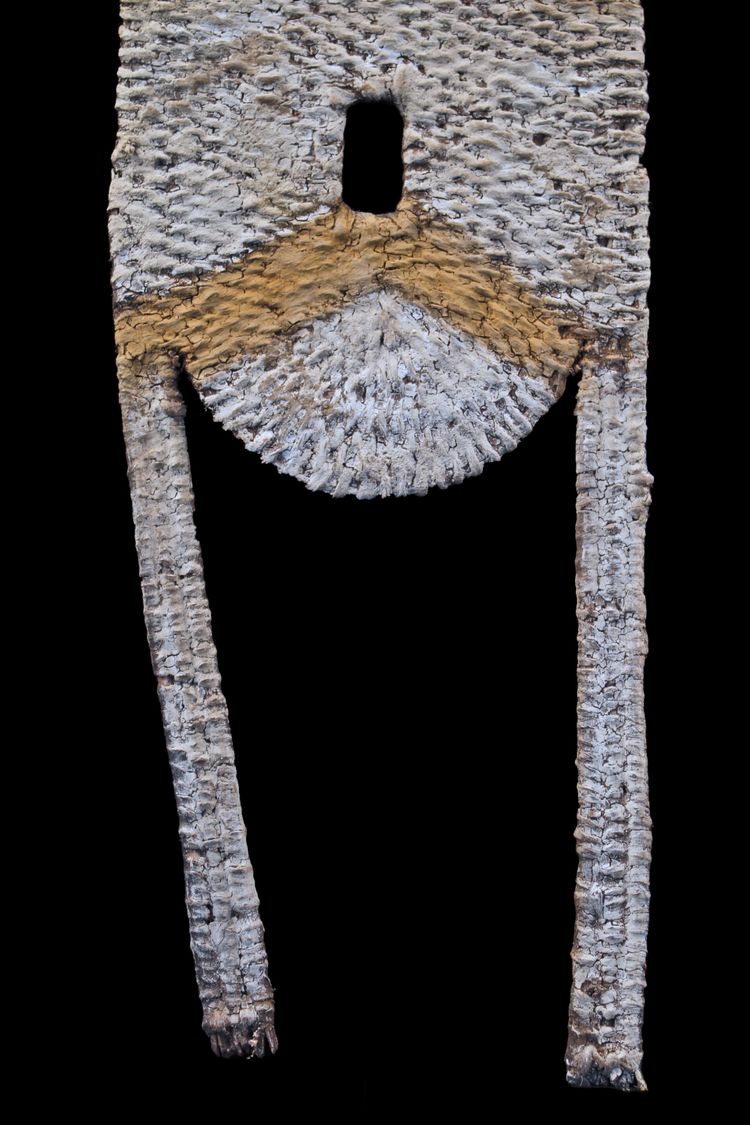 Figura di Timbuwarra, arte tribale, arte dell'Oceania, figura di culto in cesto, arte del Pacifico, 82 cm