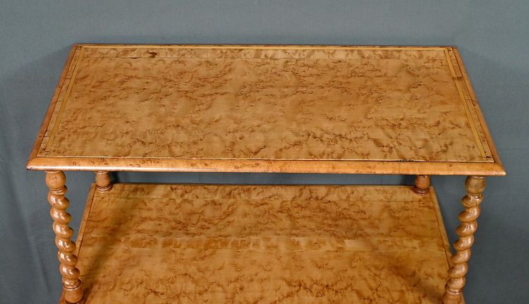 Desserte en loupe d’Érable moucheté – Fin XIXe