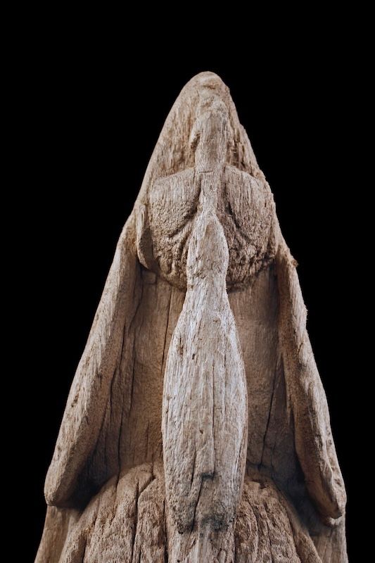 Dugout canoe, oceanic art, tribal art, marine object, Papua New Guinea, Oceania, 55 cm
