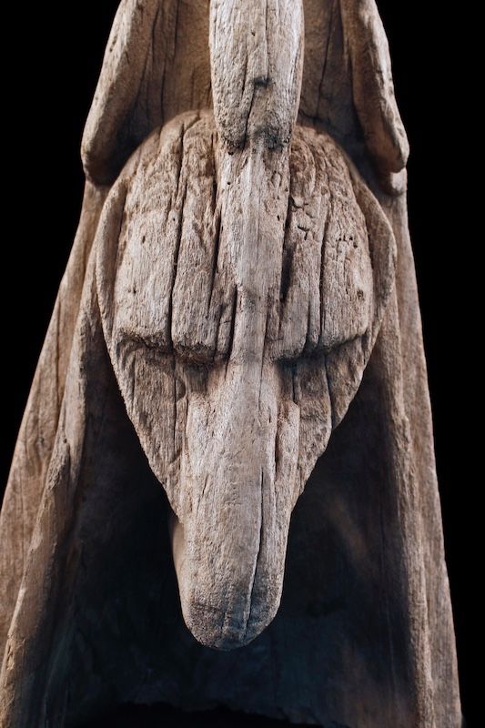 Dugout canoe, oceanic art, tribal art, marine object, Papua New Guinea, Oceania, 55 cm