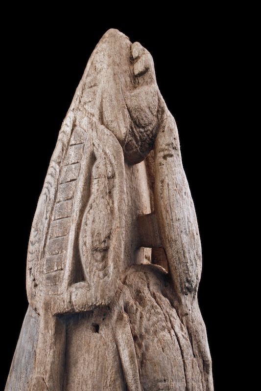Dugout canoe, oceanic art, tribal art, marine object, Papua New Guinea, Oceania, 55 cm