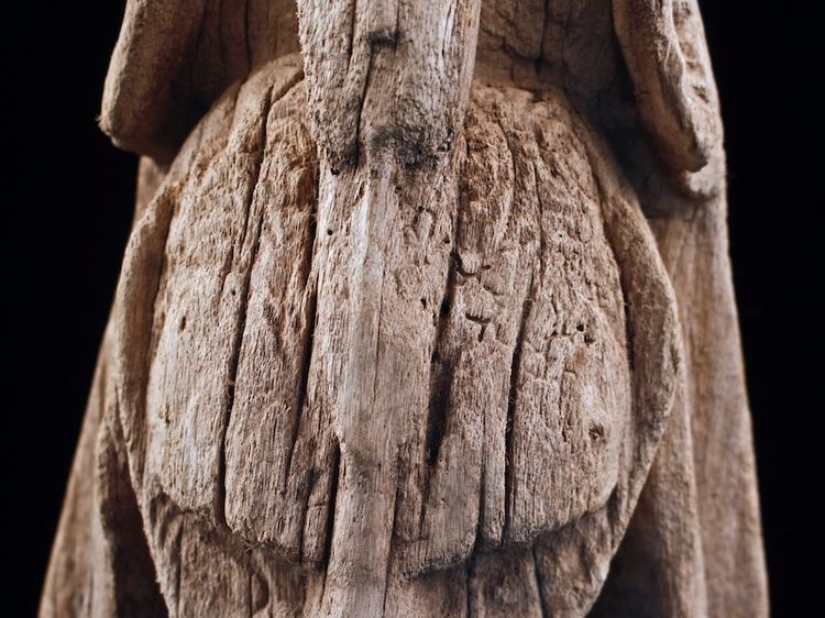 Dugout canoe, oceanic art, tribal art, marine object, Papua New Guinea, Oceania, 55 cm