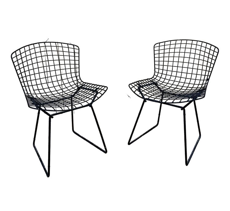 Pair of Bertoia Chairs 1960