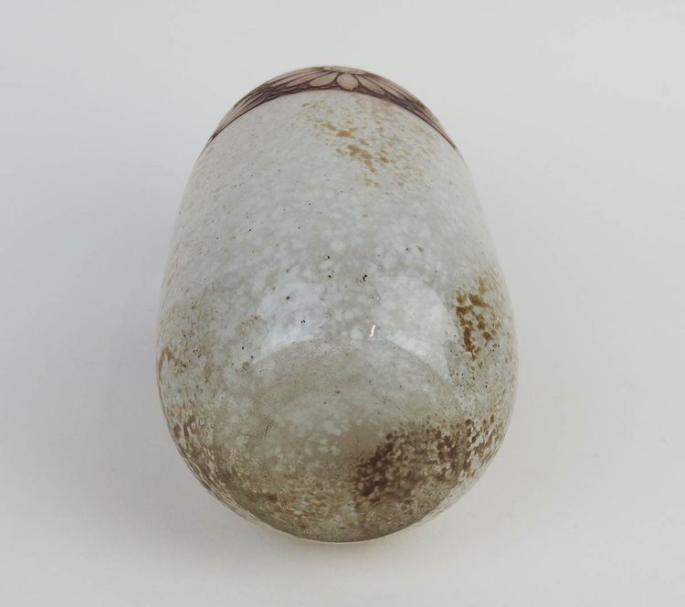Art Deco glass vase by Legras