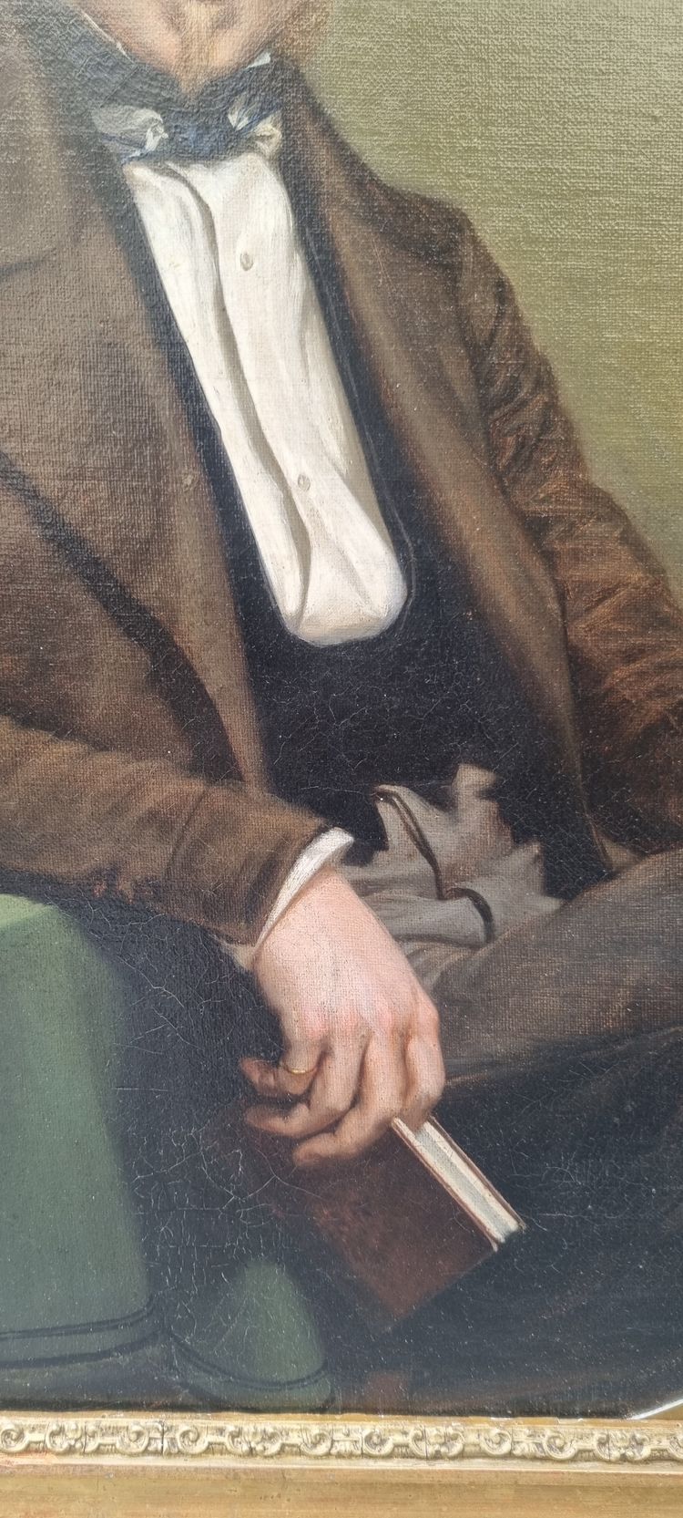 Camille GASTINE - Portrait of the painter Eugène Cicéri