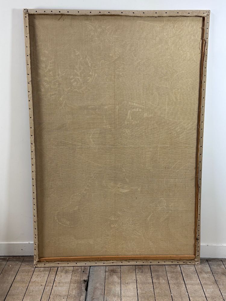 Minimalist tapestry by Robert DEBIEVE 1950