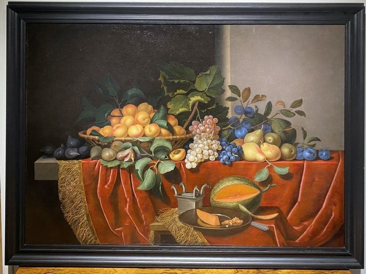 Paul Liégeois (tätig im 17. Jh. in Paris), Stillleben mit Früchten Und Goldschmiedearbeiten
