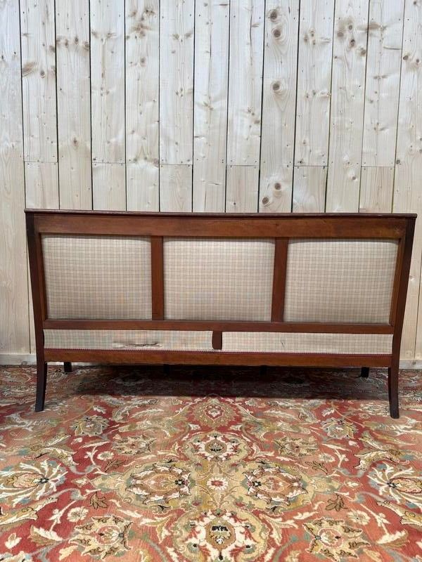 Red velvet restorarion -era sofa