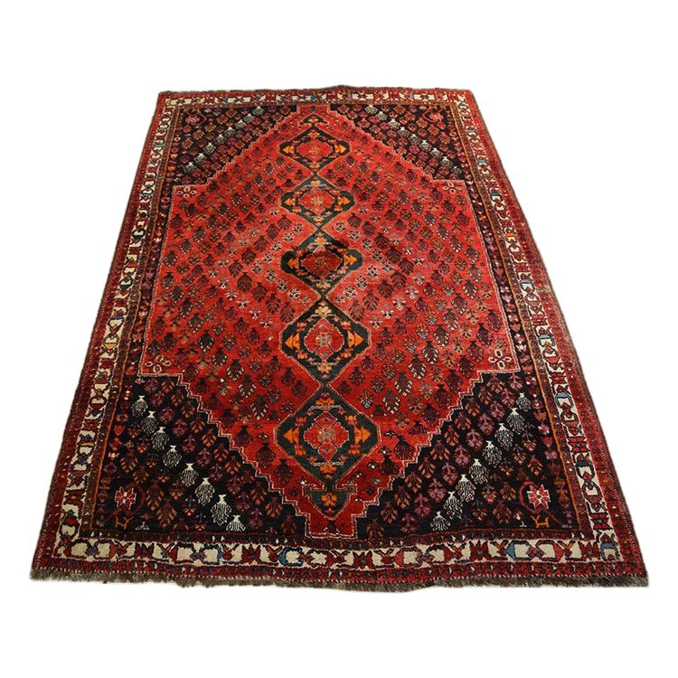 Grande tappeto persiano, XIX secolo, lana (230*223 cm)