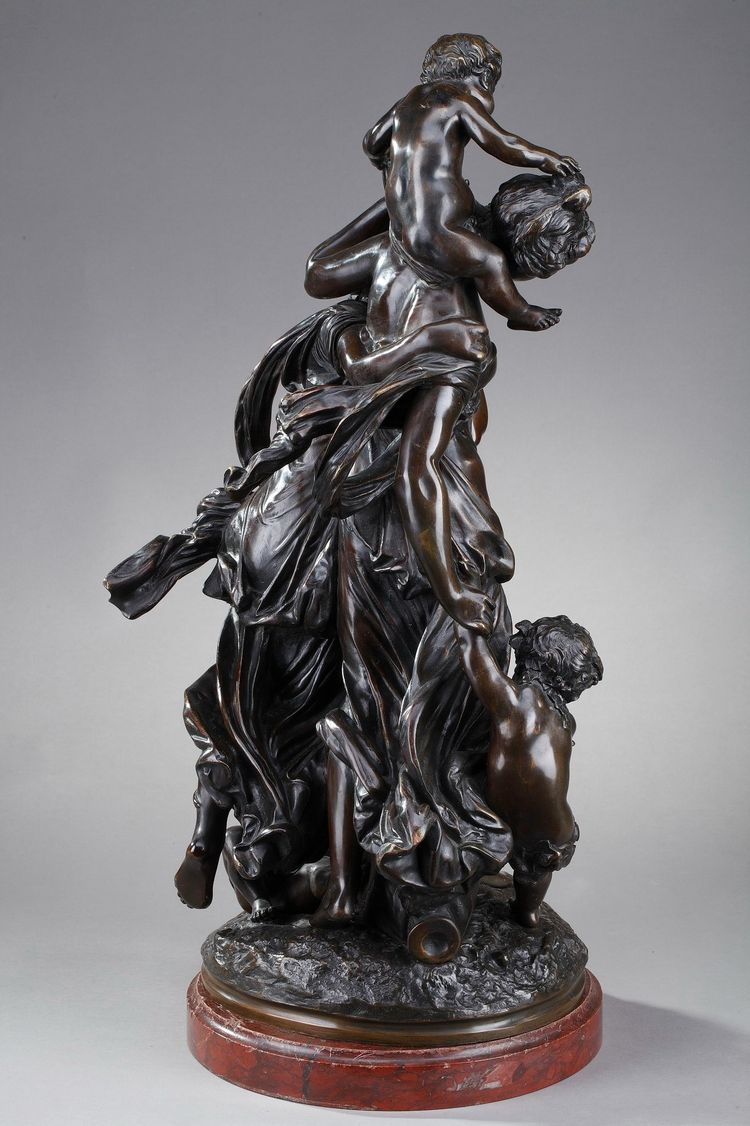 Scultura in bronzo, "Bacchantes et putti dansant" dopo Clodio