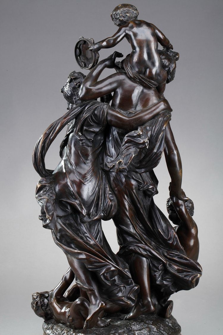 Scultura in bronzo, "Bacchantes et putti dansant" dopo Clodio
