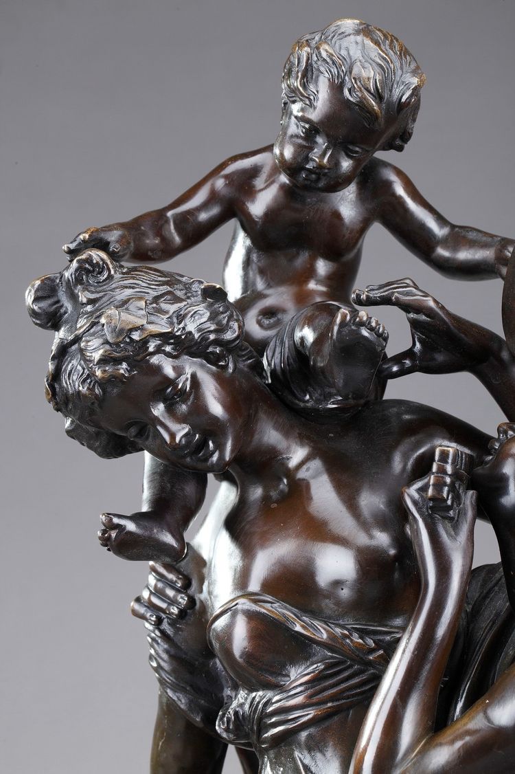 Scultura in bronzo, "Bacchantes et putti dansant" dopo Clodio