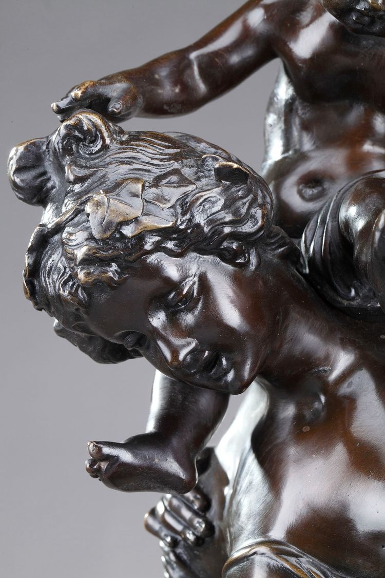 Scultura in bronzo, "Bacchantes et putti dansant" dopo Clodio