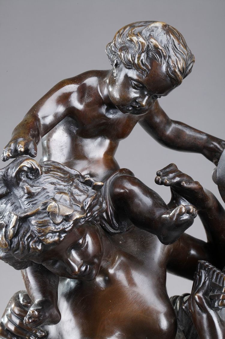 Scultura in bronzo, "Bacchantes et putti dansant" dopo Clodio