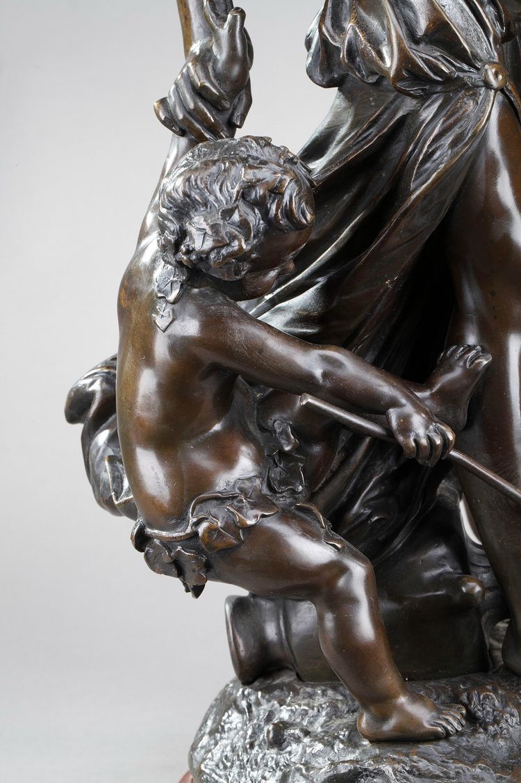 Scultura in bronzo, "Bacchantes et putti dansant" dopo Clodio