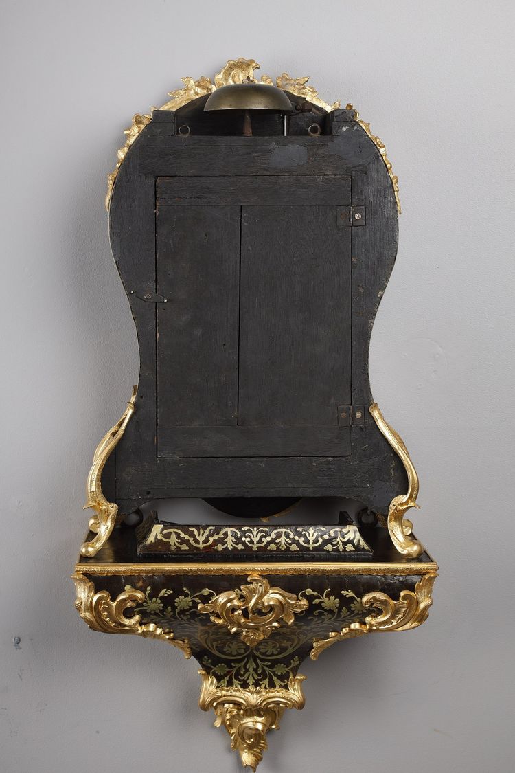 Cartella e console in intarsio BOULLE e bronzo dorato, periodo Luigi XV