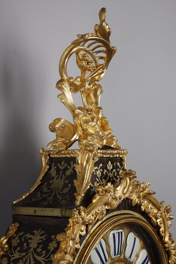 Cartella e console in intarsio BOULLE e bronzo dorato, periodo Luigi XV