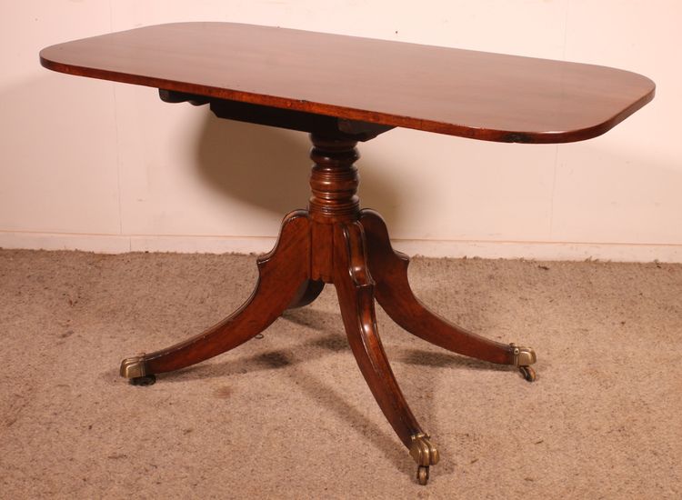 Console inglese in mogano - XVIII secolo