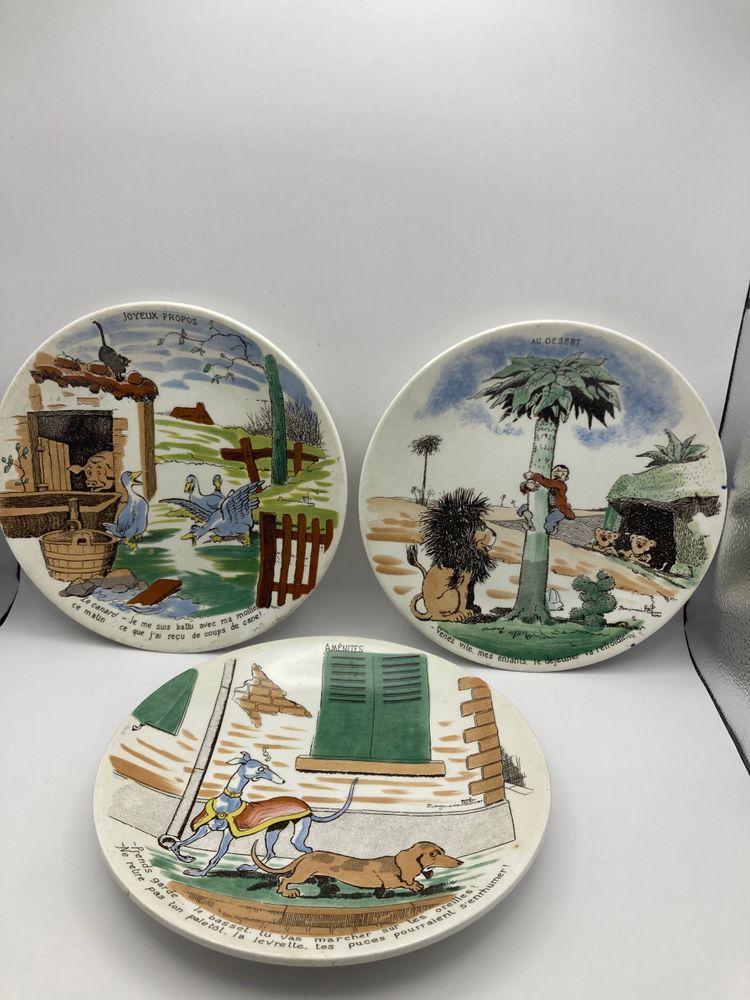 Plates Sarreguemines