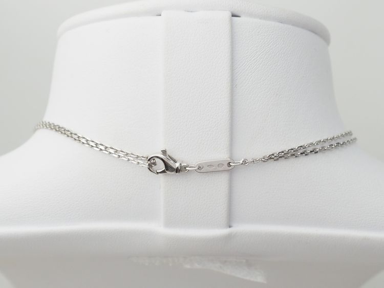 Collana Vintage Cross in oro bianco e diamanti