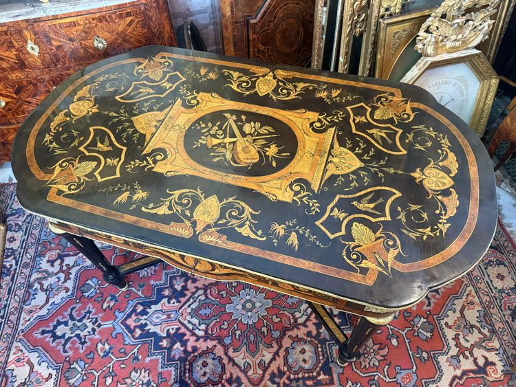 NAPOLEON III MIDDLE TABLE ATTRIBUTED TO CHARLES GUILLAUME DIEHL