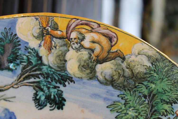 Cup with Zeus as satyr