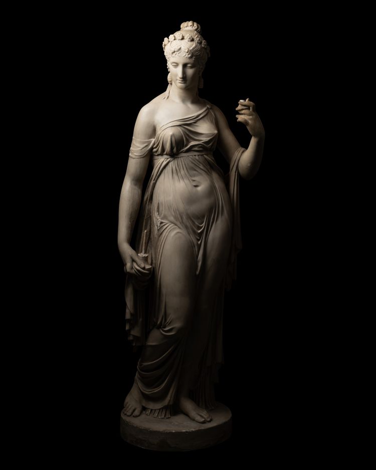 Gesso di una scultura in gesso del MET Museum, New York, XIX secolo