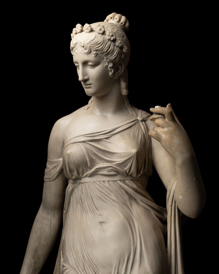 Gesso di una scultura in gesso del MET Museum, New York, XIX secolo