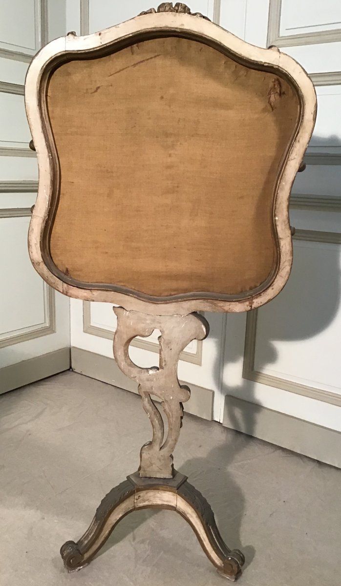 Ecran De Cheminée, Style Louis XV