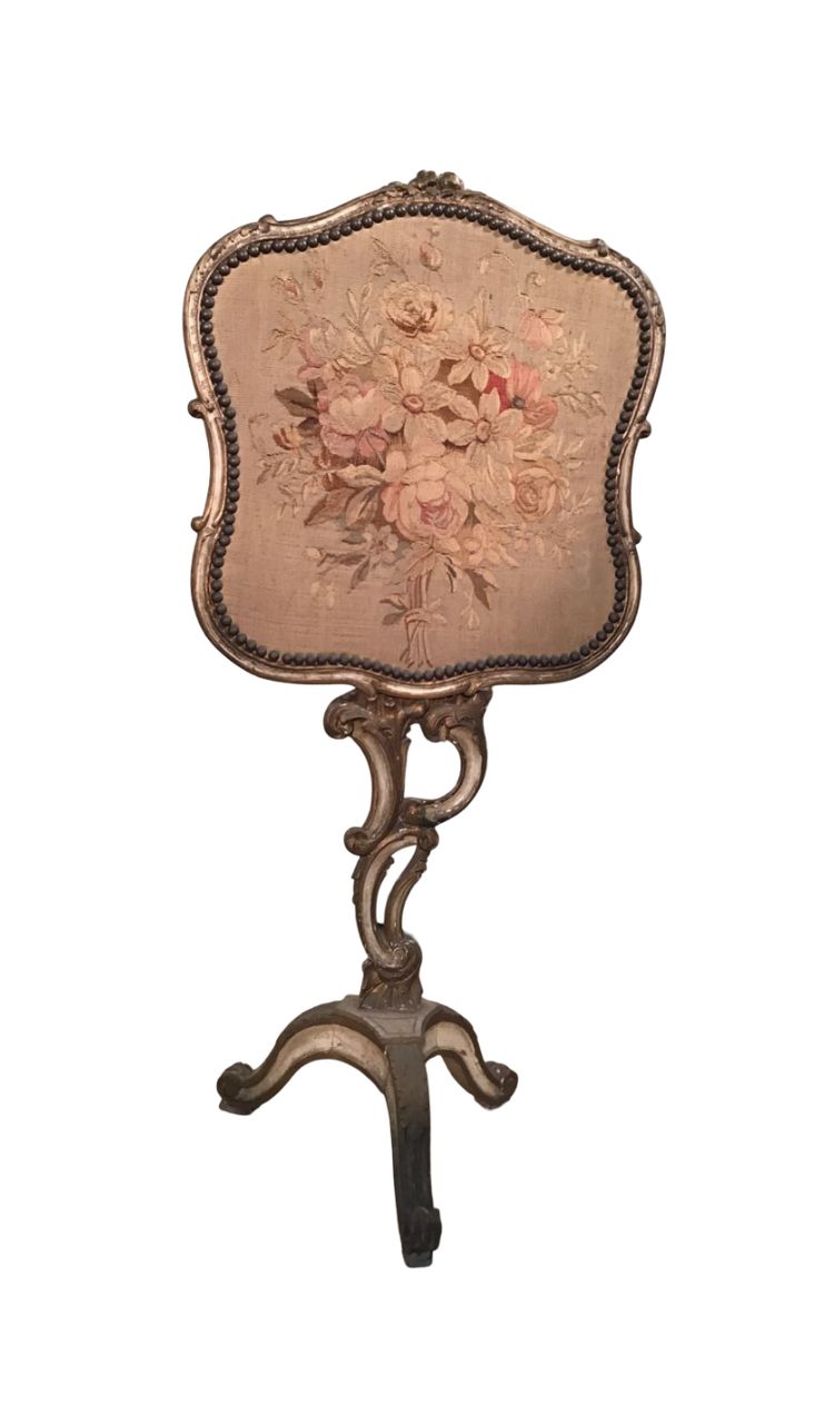Ecran De Cheminée, Style Louis XV
