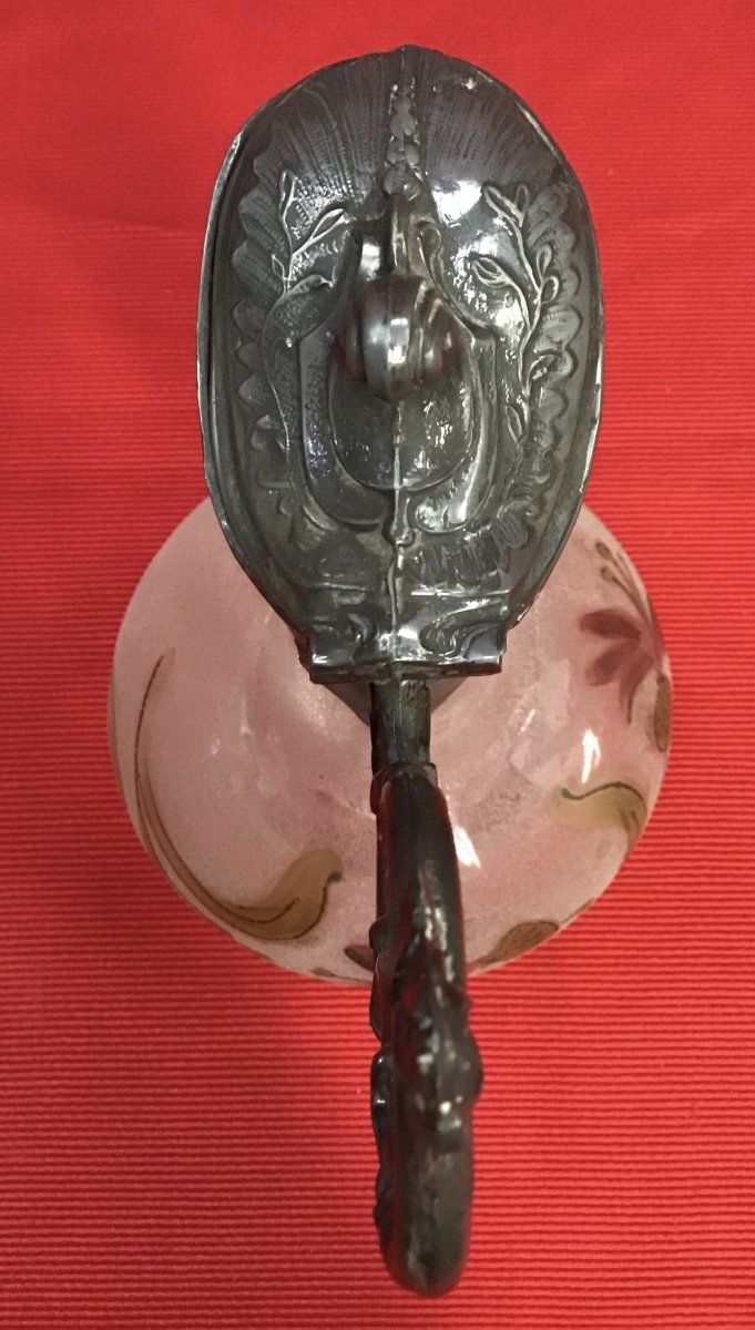 Ewer In Frosted Glass, Early 20th century
