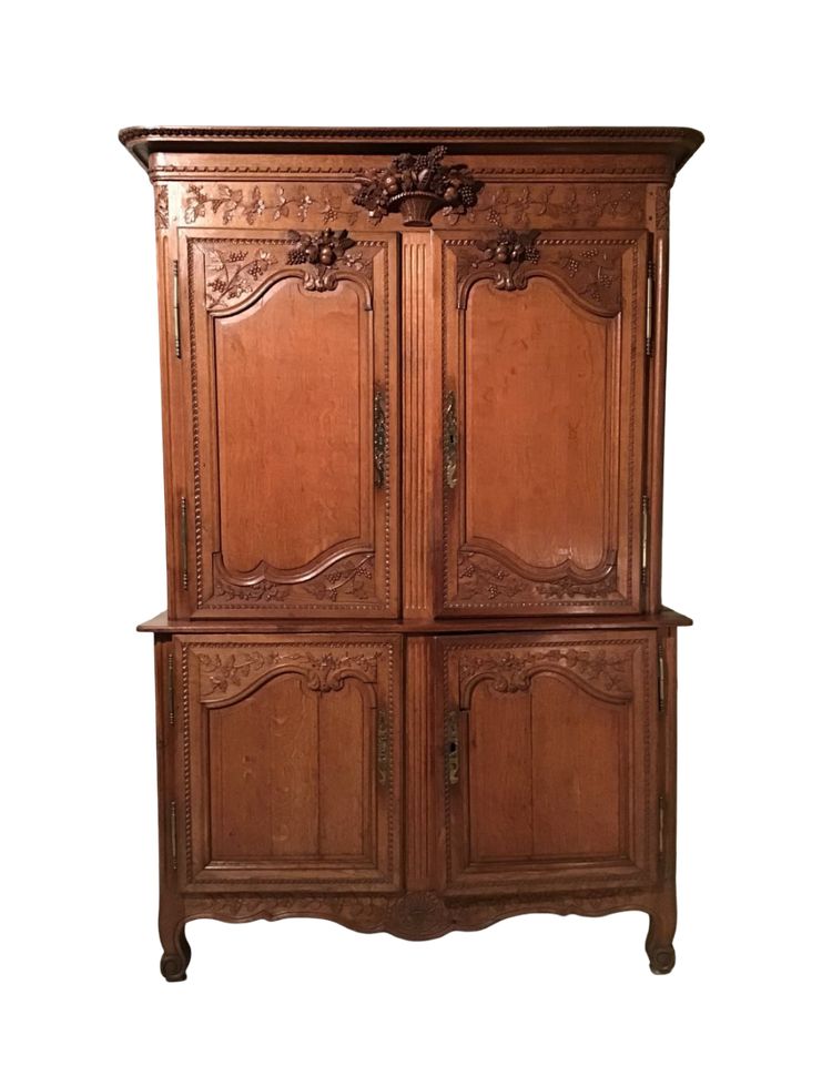 Normannisches Sideboard aus Eiche, 1. Hälfte 19.
