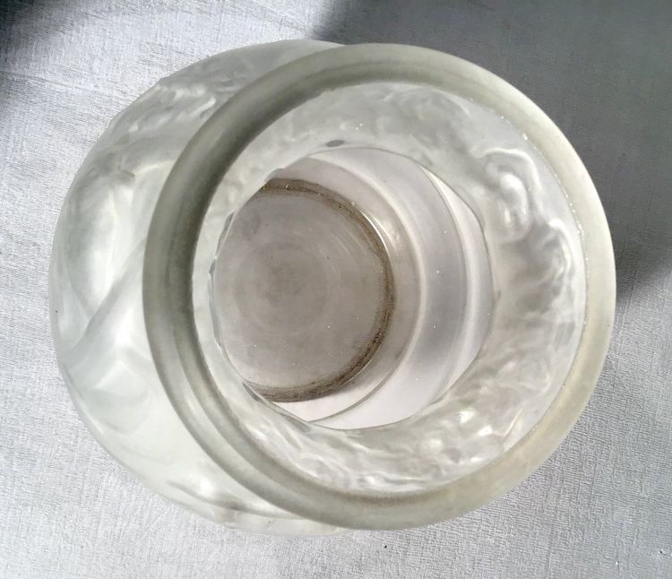 Large Art Deco Glass Vase
