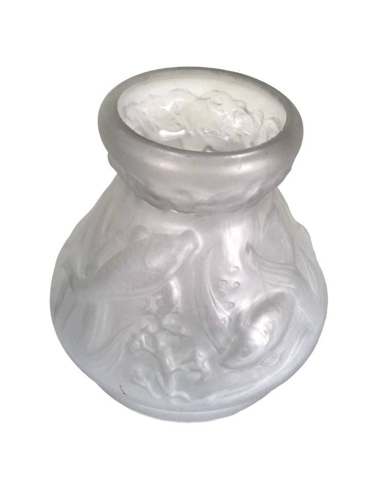 Large Art Deco Glass Vase