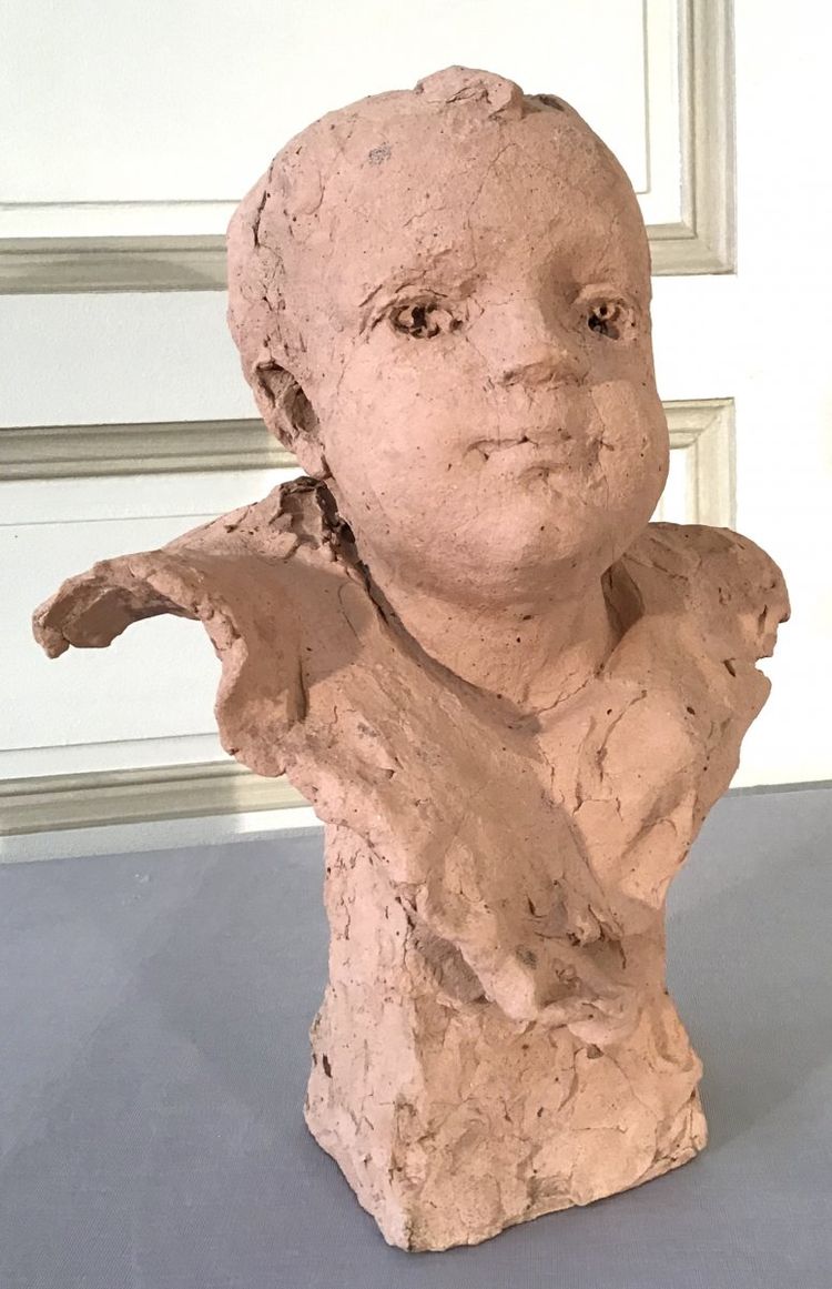 Busto di bottega in terracotta XX secolo
