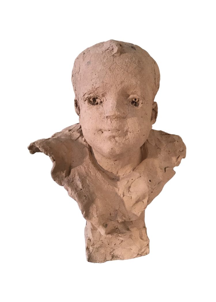 Busto di bottega in terracotta XX secolo