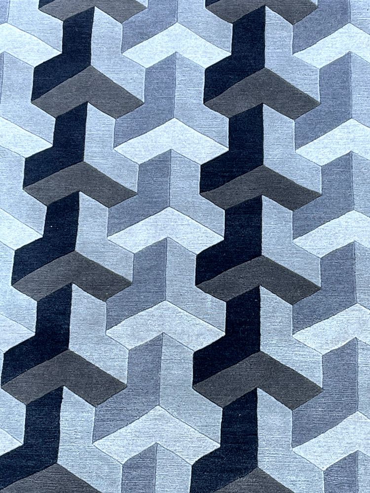 Verner Panton Tappeto in lana YPSILON tessuto a mano Produttore di tappeti Designers Carpet