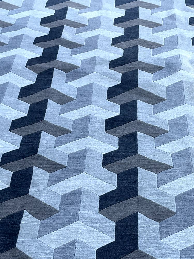 Verner Panton Tappeto in lana YPSILON tessuto a mano Produttore di tappeti Designers Carpet