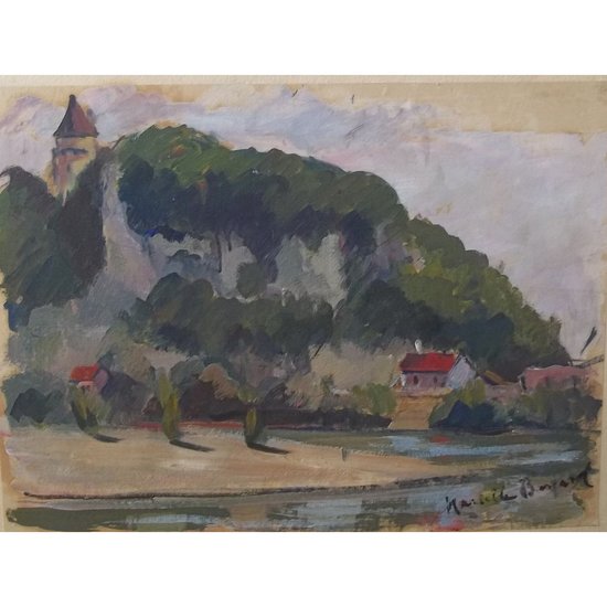 Maurice BOMPARD (1857-1936). Landscape of Aveyron.
