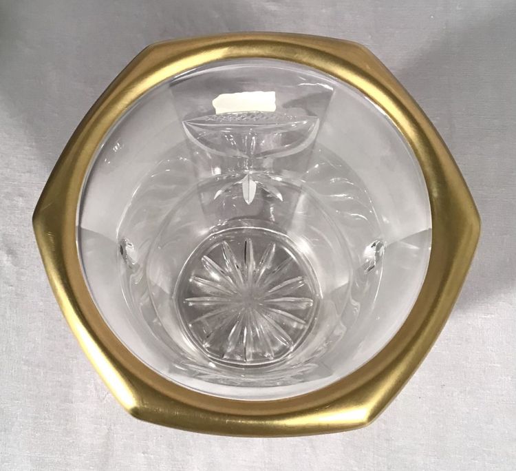 Cristal Champagne Bucket " artisan De Lorraine " 20th century