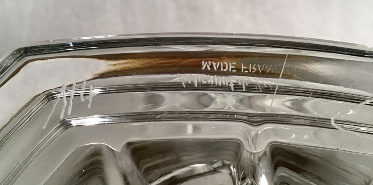 Cristal Champagne Bucket " artisan De Lorraine " 20th century