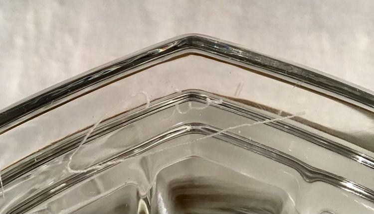 Cristal Champagne Bucket " artisan De Lorraine " 20th century